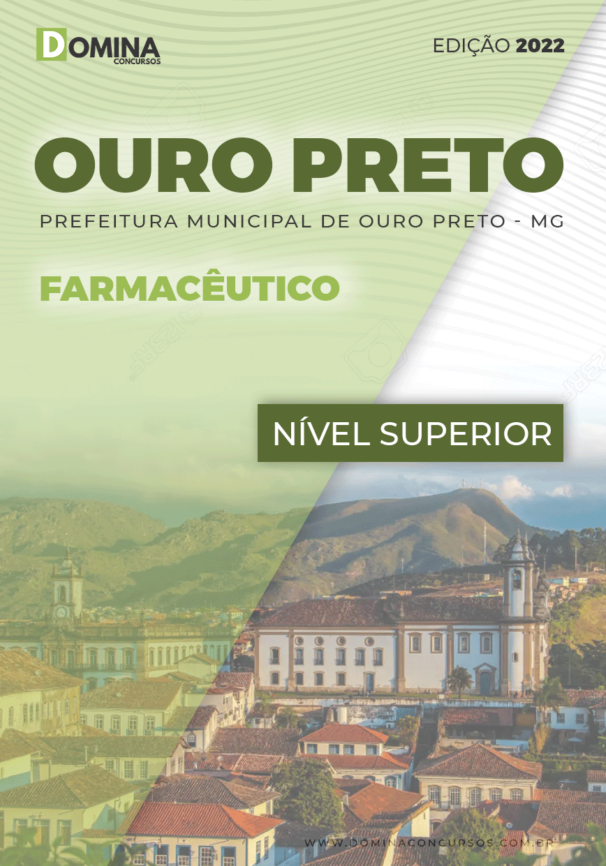 Apostila Digital Pref Ouro Preto MG 2022 Farmacêutico