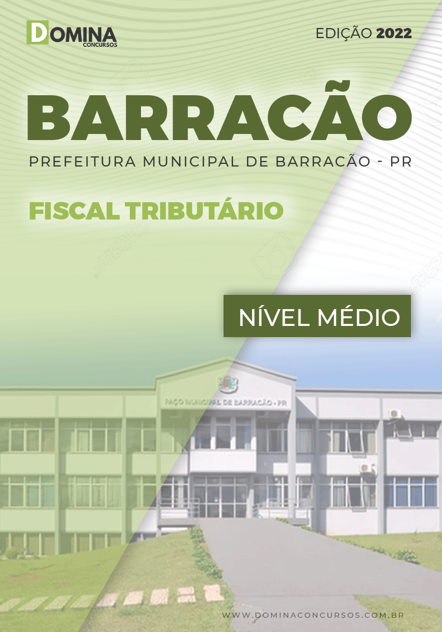 Apostila Concurso Pref Barracão PR 2022 Fiscal Tributário