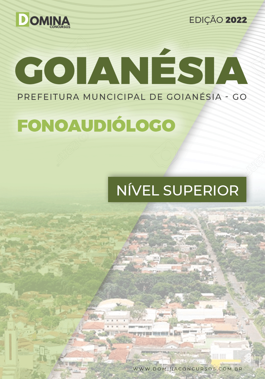 Apostila Concurso Pref Goianésia GO 2022 Fonoaudiólogo