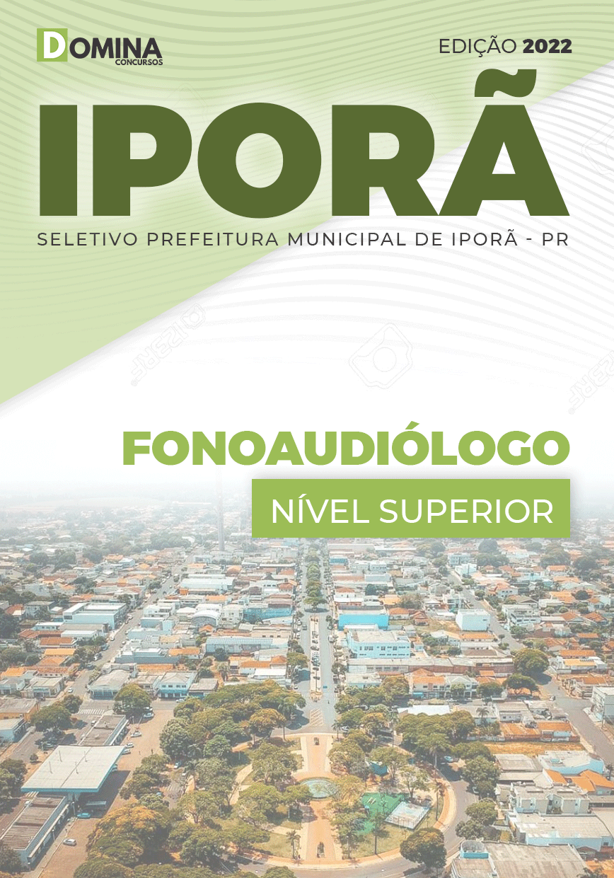 Apostila Concurso Pref Iporã PR 2022 Fonoaudióloga