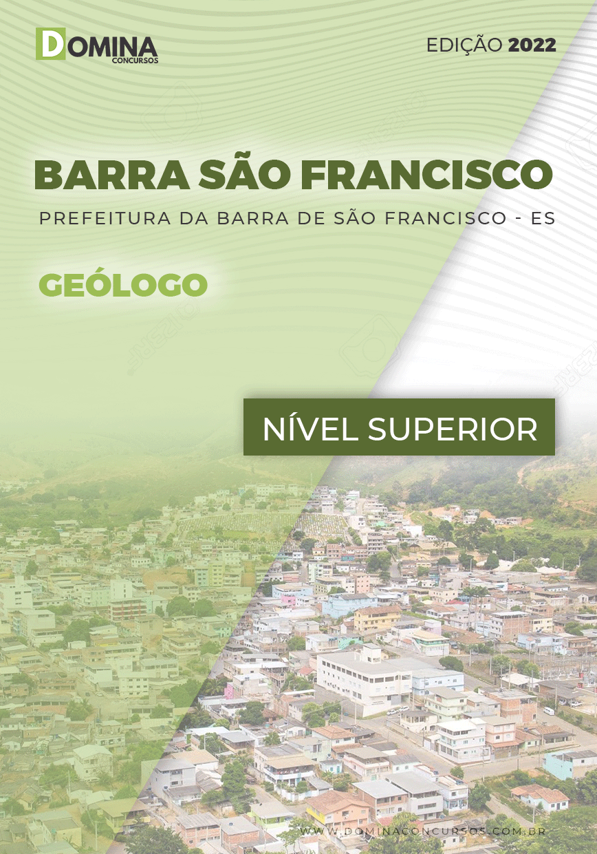 Apostila Digital Pref Barra São Francisco ES 2022 Geólogo