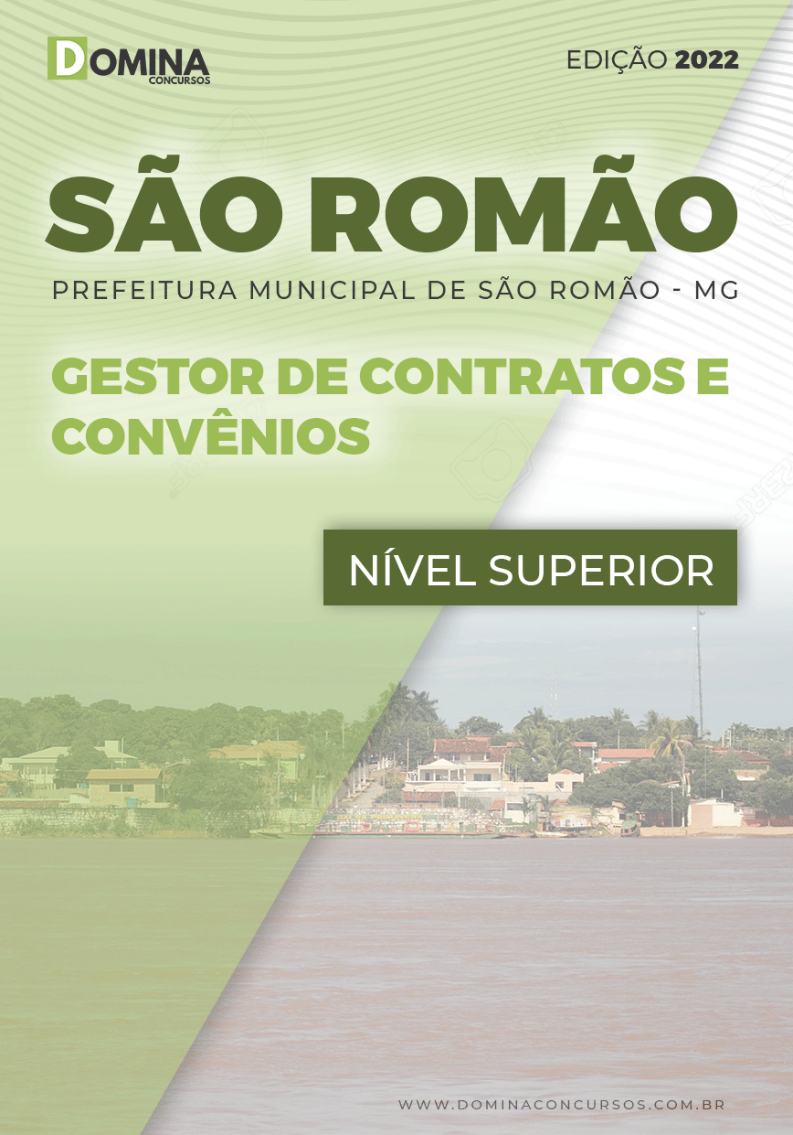 Apostila Digital Pref São Romão MG 2022 Gestor Contratos Convênios
