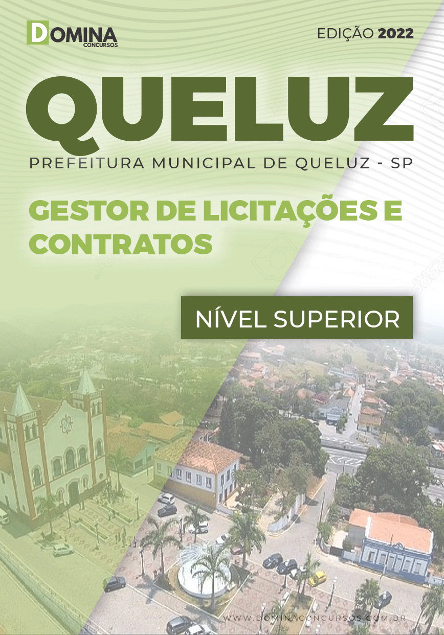 Apostila Pref Queluz SP 2022 Gestor de Licitações e Contratos
