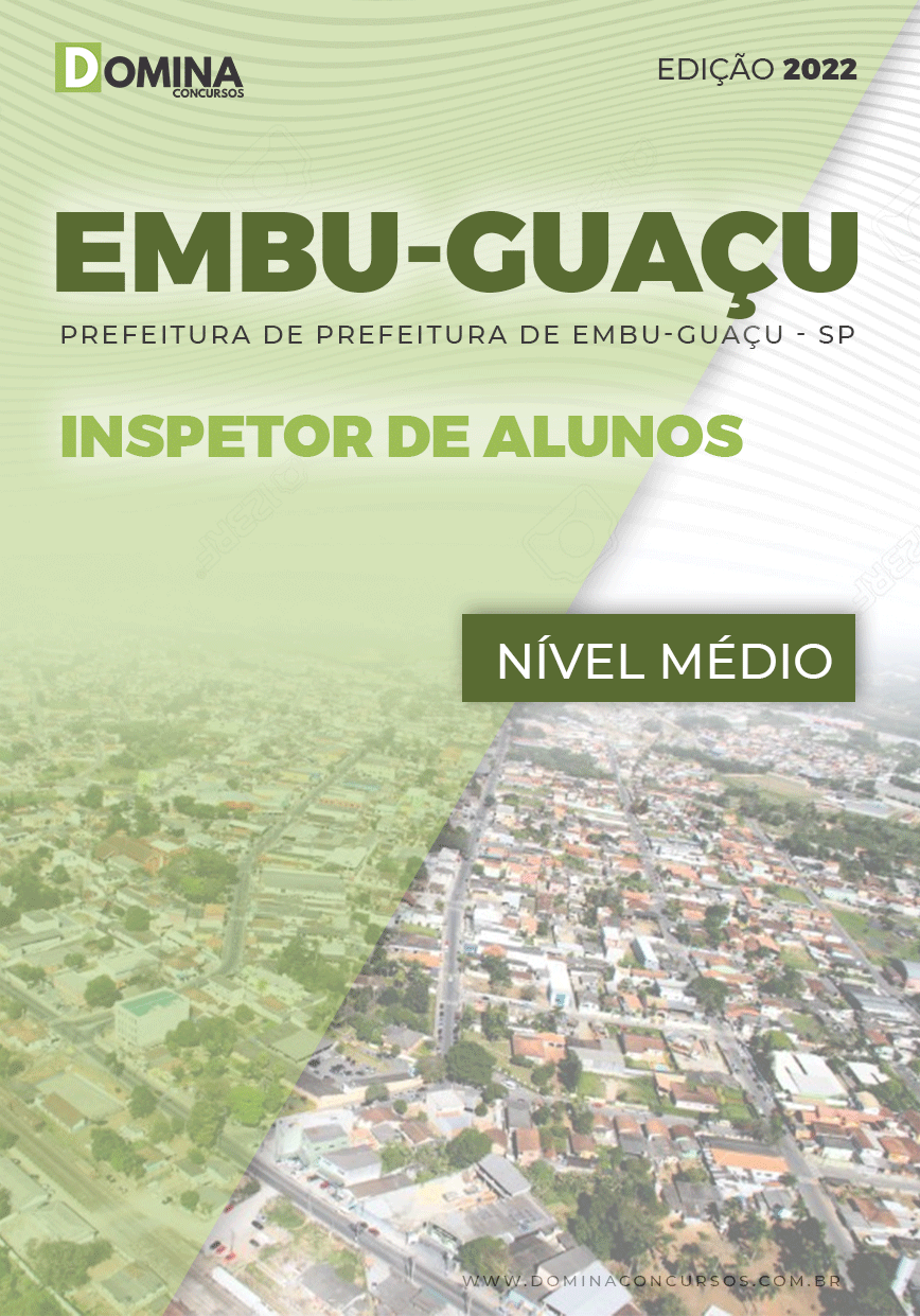 Apostila Pref Embu Guaçu SP 2022 Inspetor Alunos