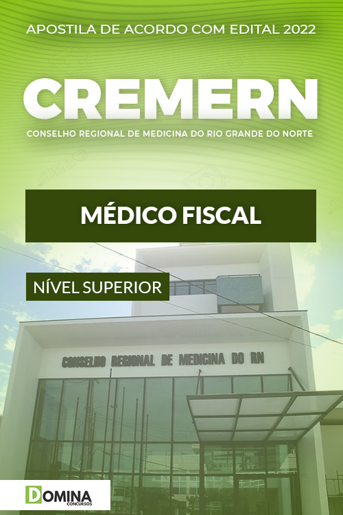 Apostila Concurso CREMERN 2022 Médico Fiscal
