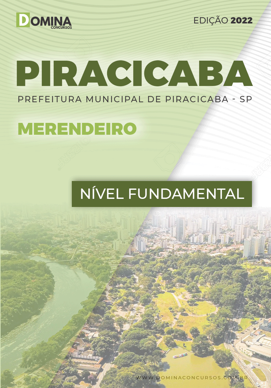 Apostila Concurso Pref Piracicaba SP 2022 Merendeiro