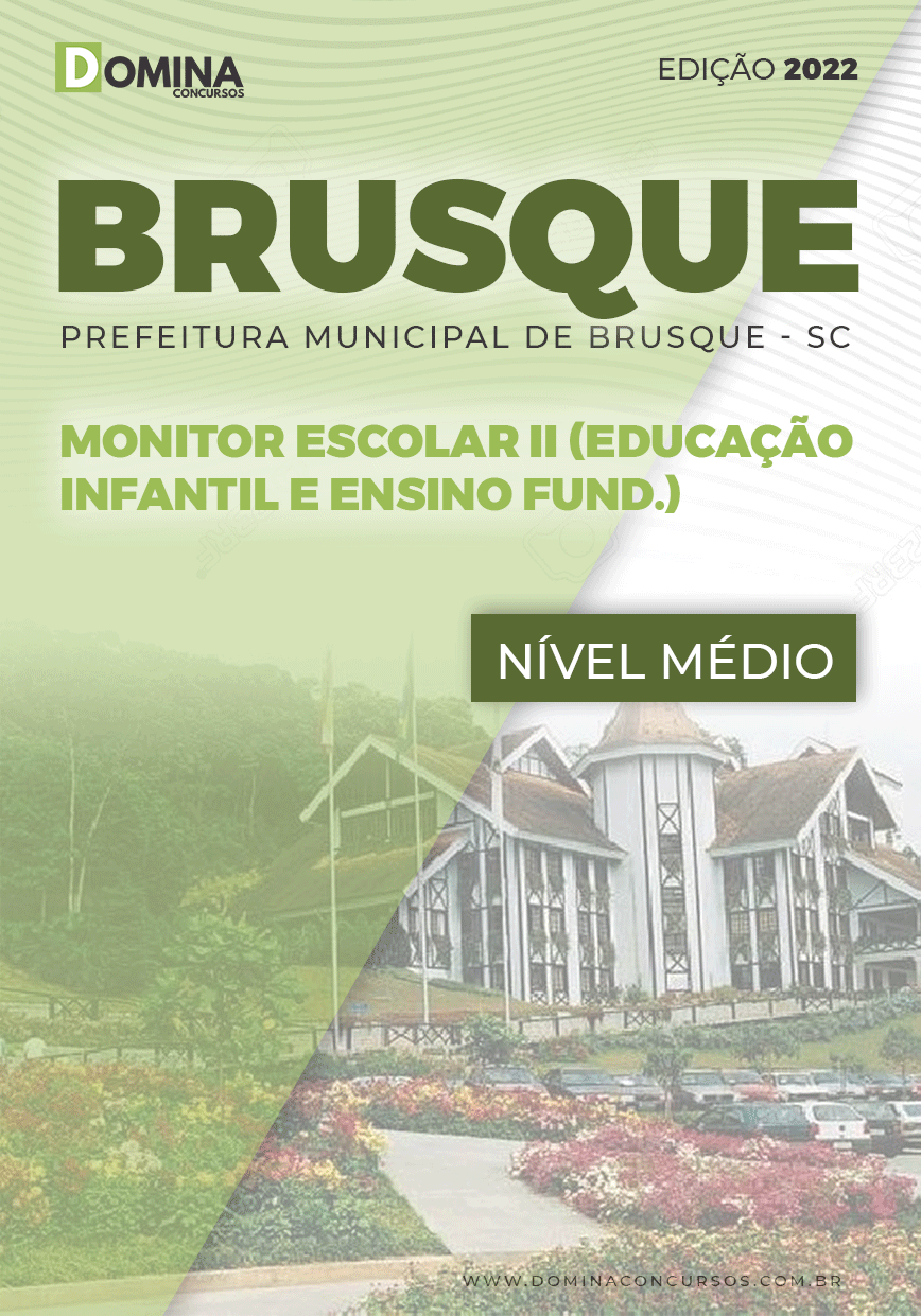 Apostila Digital Pref Brusque SC 2022 Monitor Escolar II
