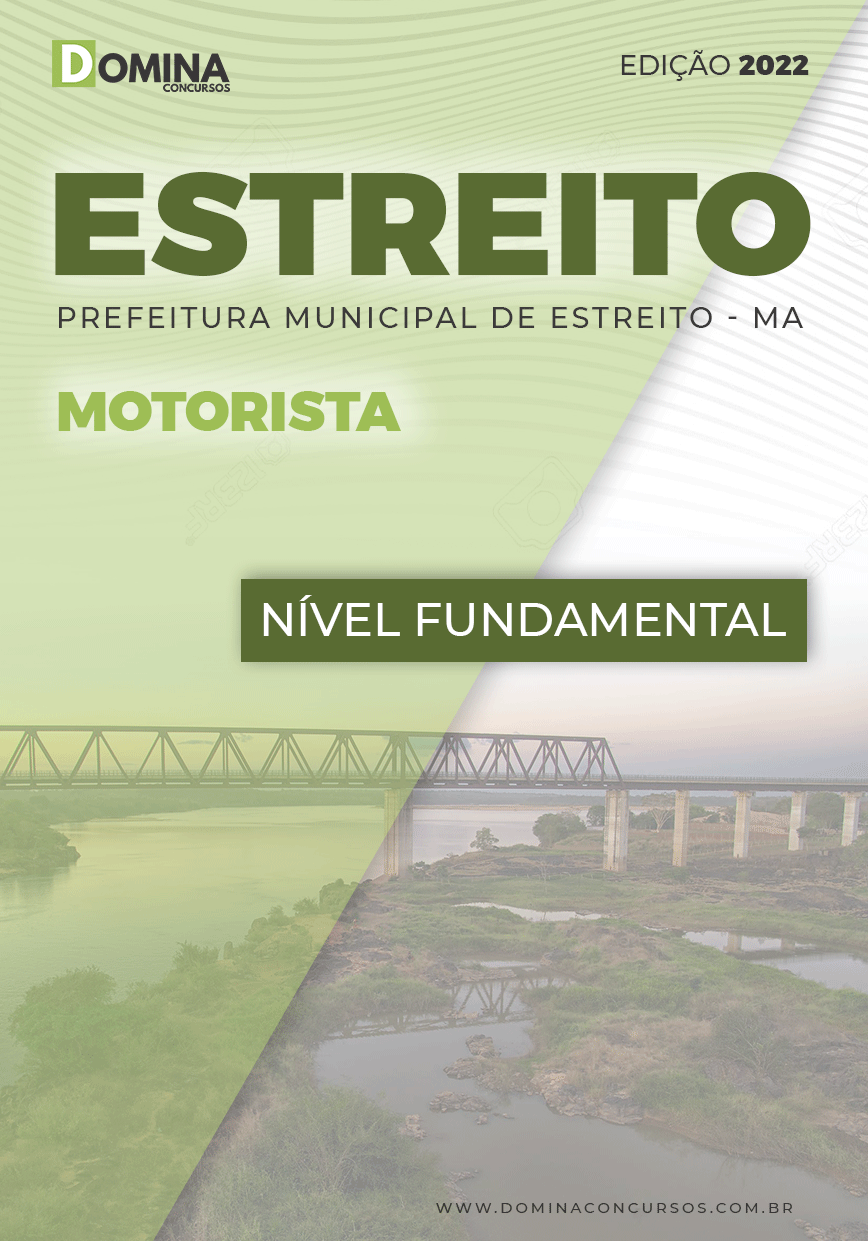 Apostila Digital Concurso Pref Estreito MA 2022 Motorista