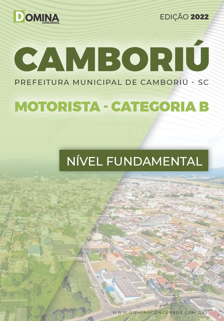 Apostila Pref Camboriú SC 2022 Motorista Categoria B