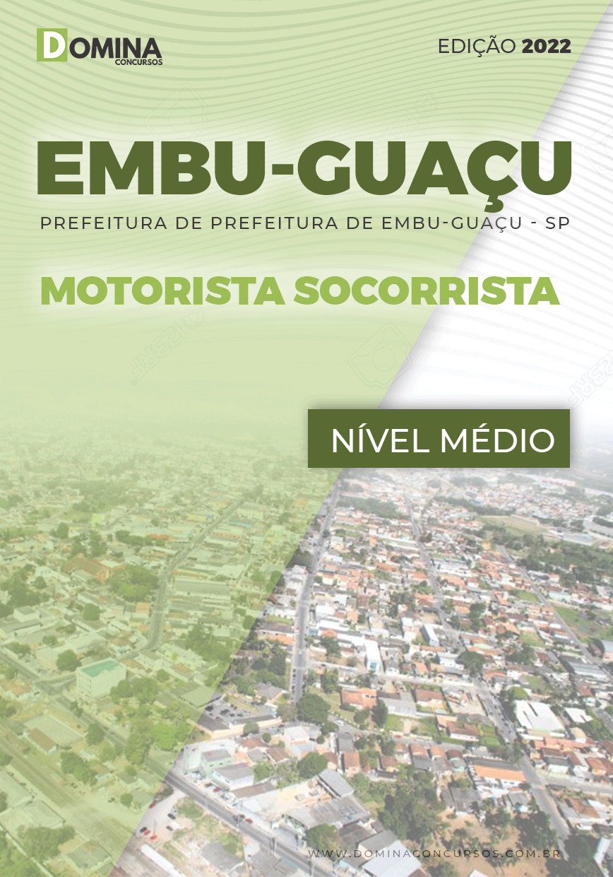 Apostila Pref Embu Guaçu SP 2022 Motorista Socorrista