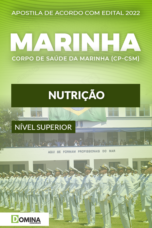 Apostila Digital Concurso Marinha CSM-S 2022 Nutrição