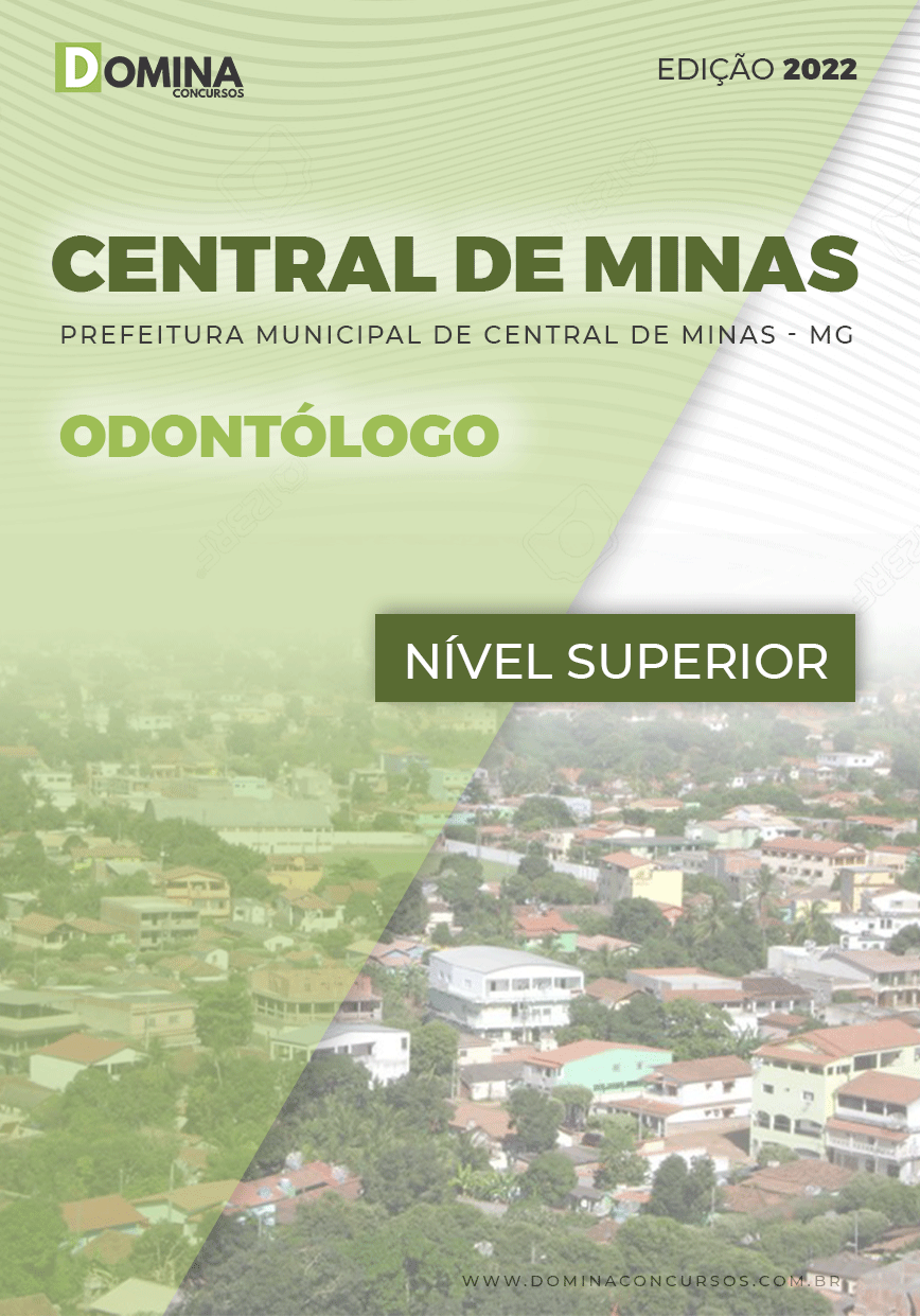 Apostila Digital Pref Central Minas MG 2022 Odontólogo