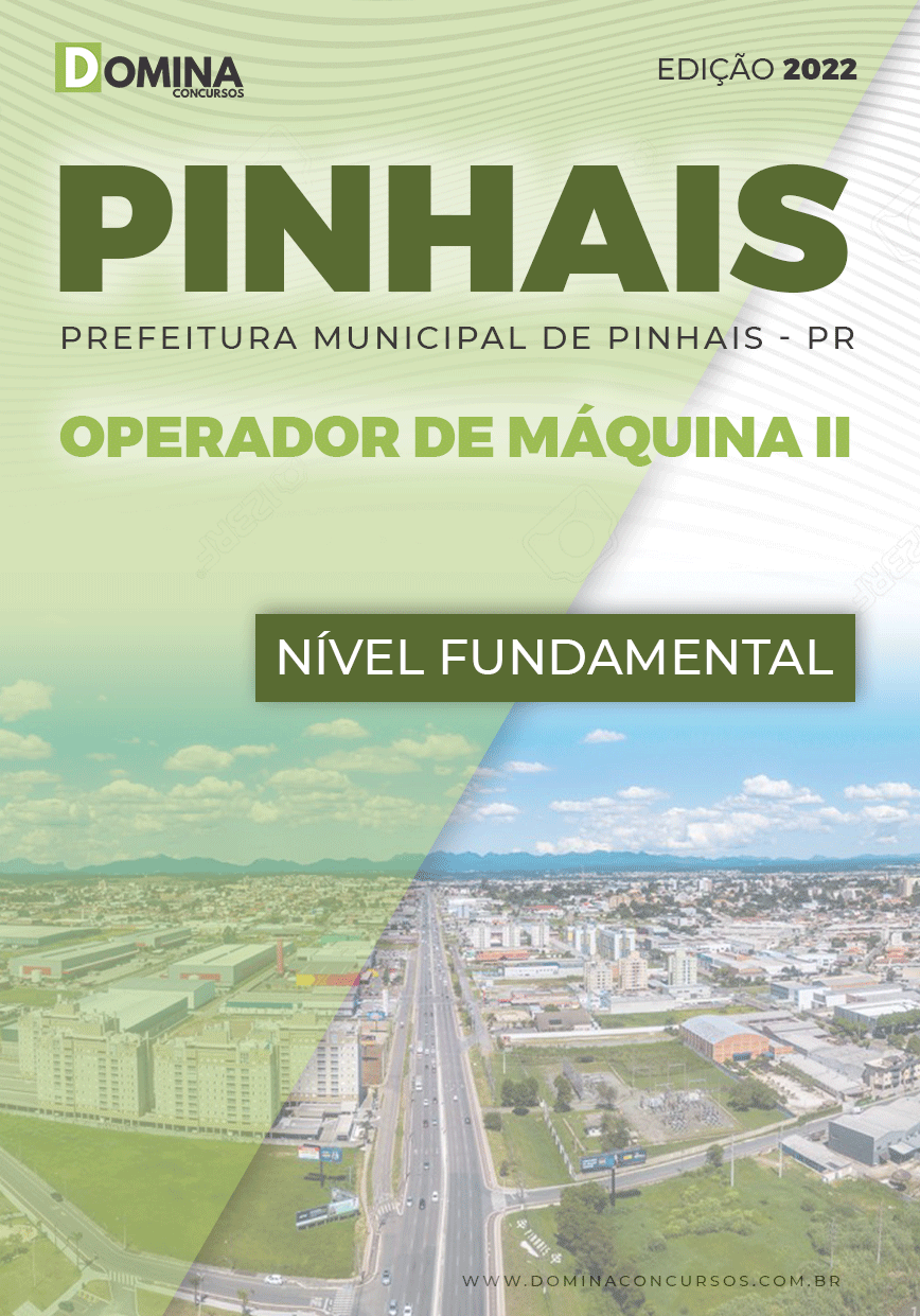 Apostila Pref Pinhais PR 2022 Operador Máquinas II