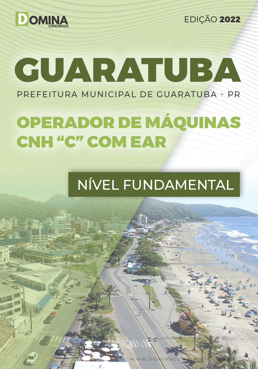 Apostila Concurso Pref Guaratuba PR 2022 Operador Máquinas