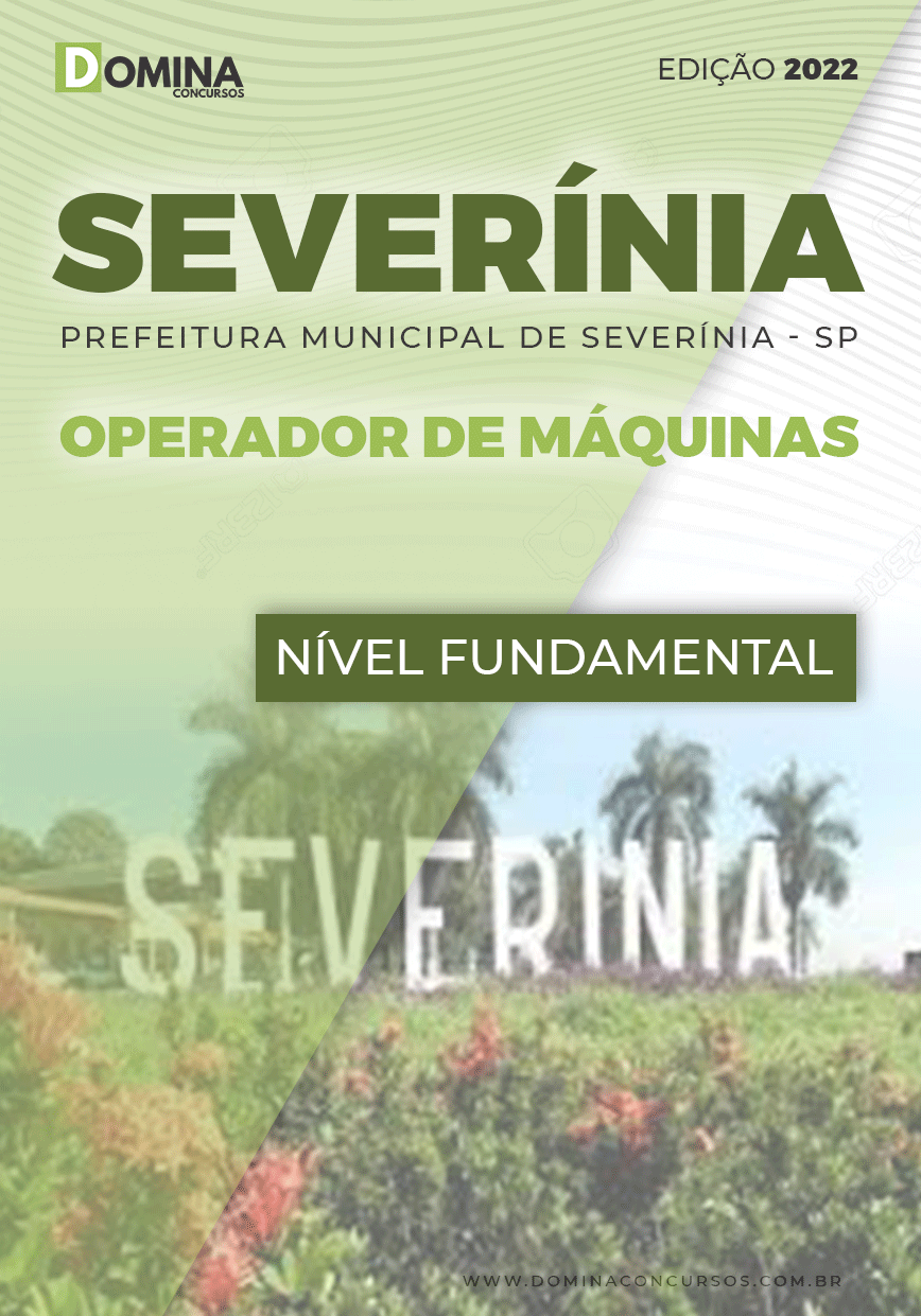 Apostila Digital Pref Severínia SP 2022 Operador Máquinas