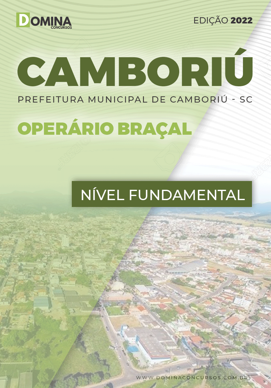 Apostila Digital Pref Camboriú SC 2022 Operador Braçal
