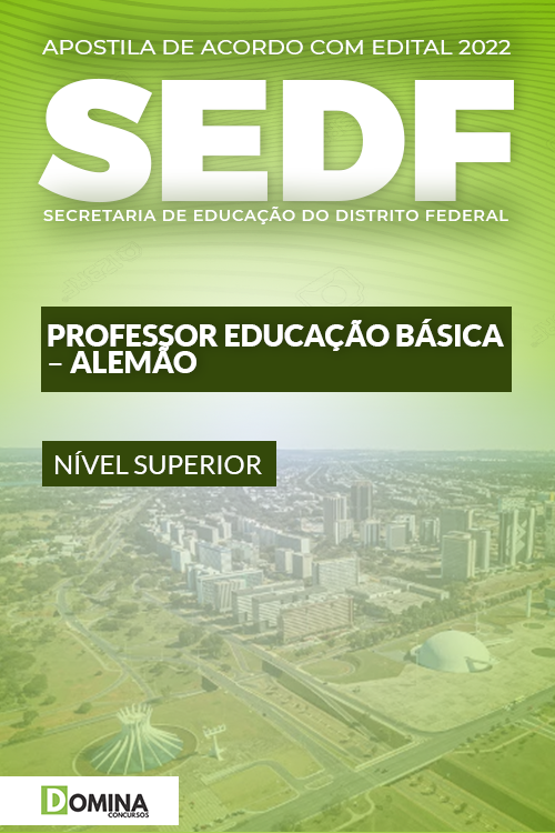 Apostila SEDF 2022 Professor Educação Básica LEM Alemão