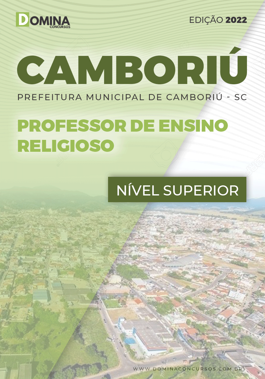 Apostila Pref Camboriú SC 2022 Professor Ensino Religioso