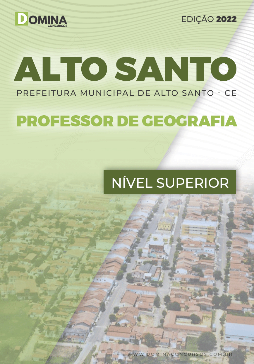 Apostila Pref Alto Santo CE 2022 Professor Geografia