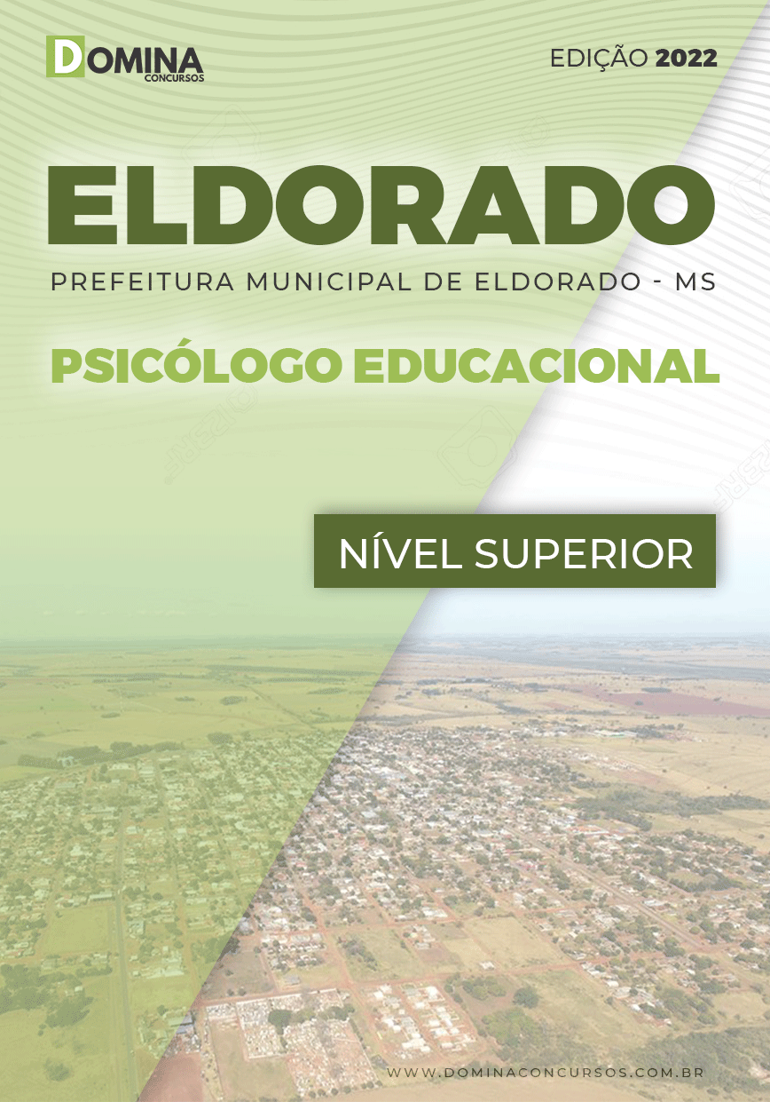 Apostila Pref Eldorado MG 2022 Psicólogo Educacional