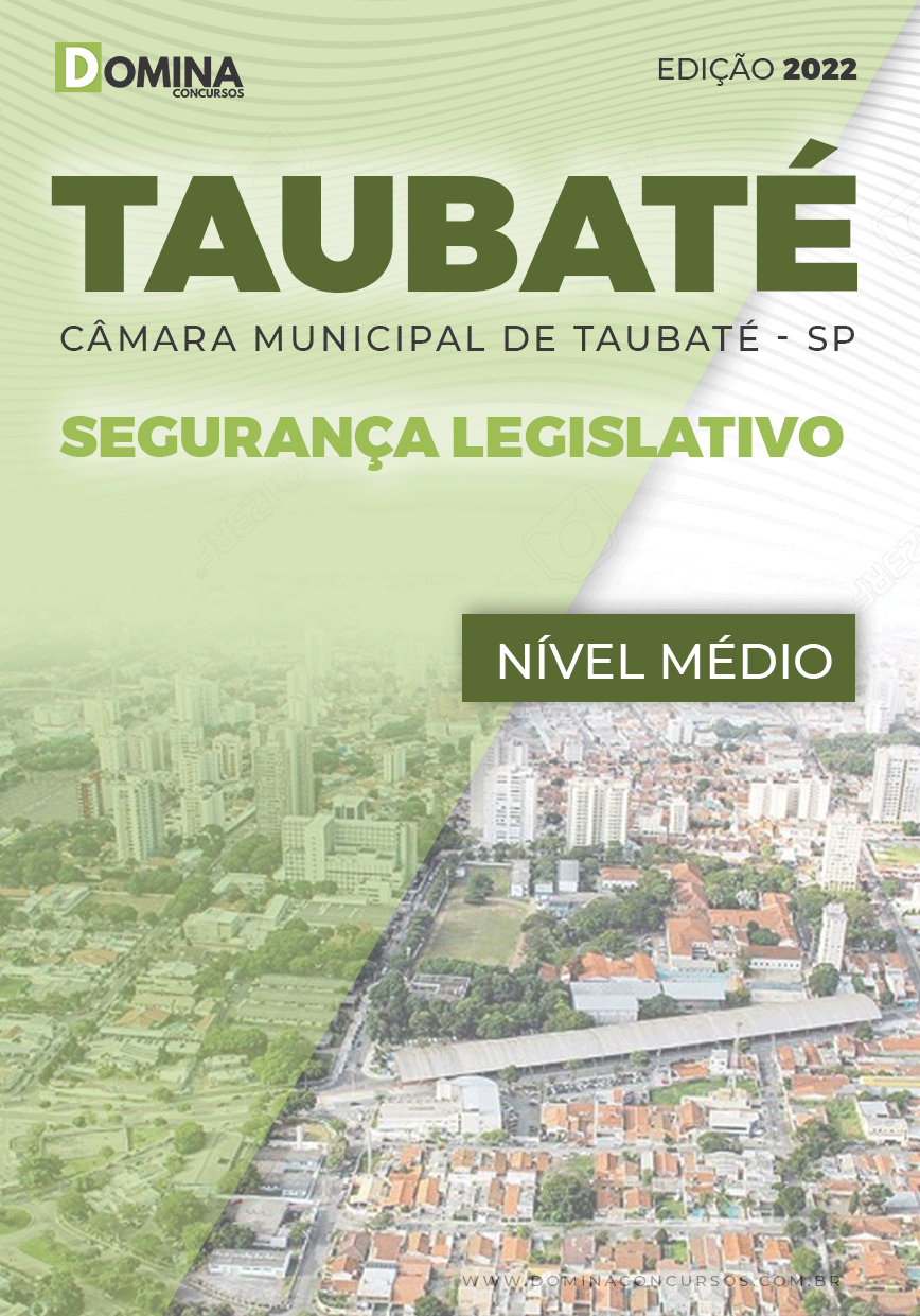 Apostila Câmara Taubaté SP 2022 Segurança Legislativo