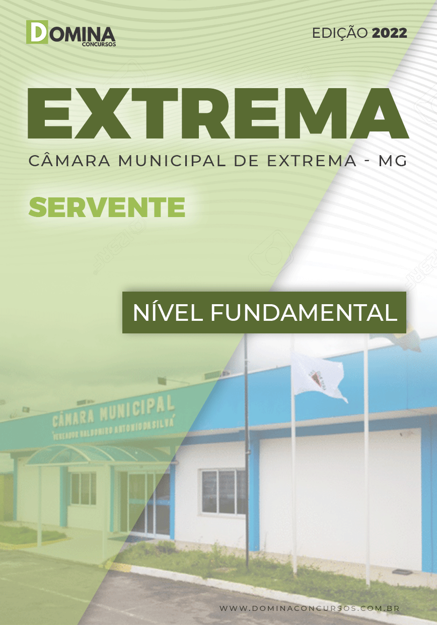 Apostila Concurso Câmara Extrema MG 2022 Servente