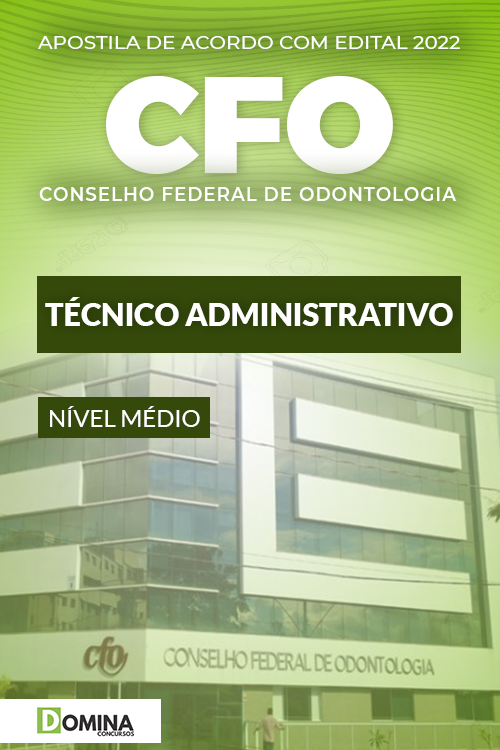 Apostila Digital Concurso CFO 2022 Técnico Administrativo