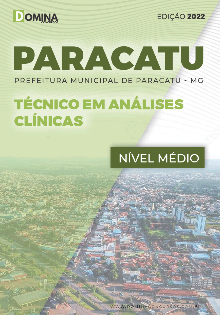 Apostila Pref Paracatu MG 2022 Técnico Analise Clínicas
