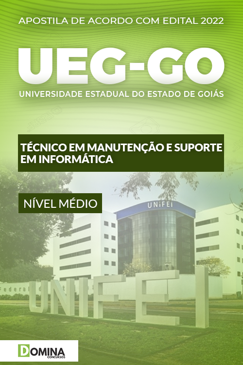 Apostila UEG GO 2022 Técnico Manutenção Suporte Informática