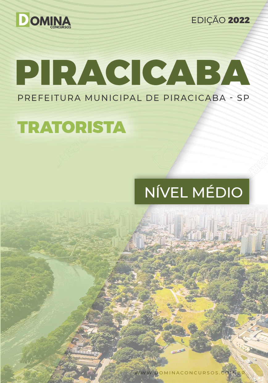 Apostila Digital Concurso Pref Piracicaba SP 2022 Tratorista