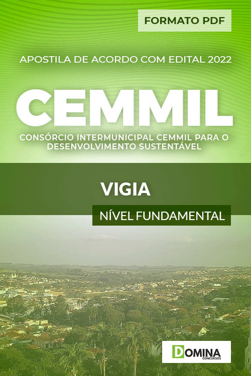 Apostila Digital Concurso Público CEMMIl SP 2022 Vigia