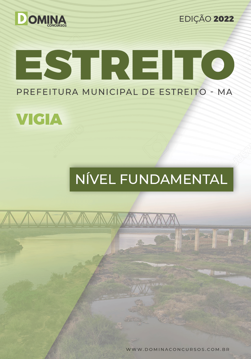 Apostila Digital Concurso Pref Estreito MA 2022 Vigia