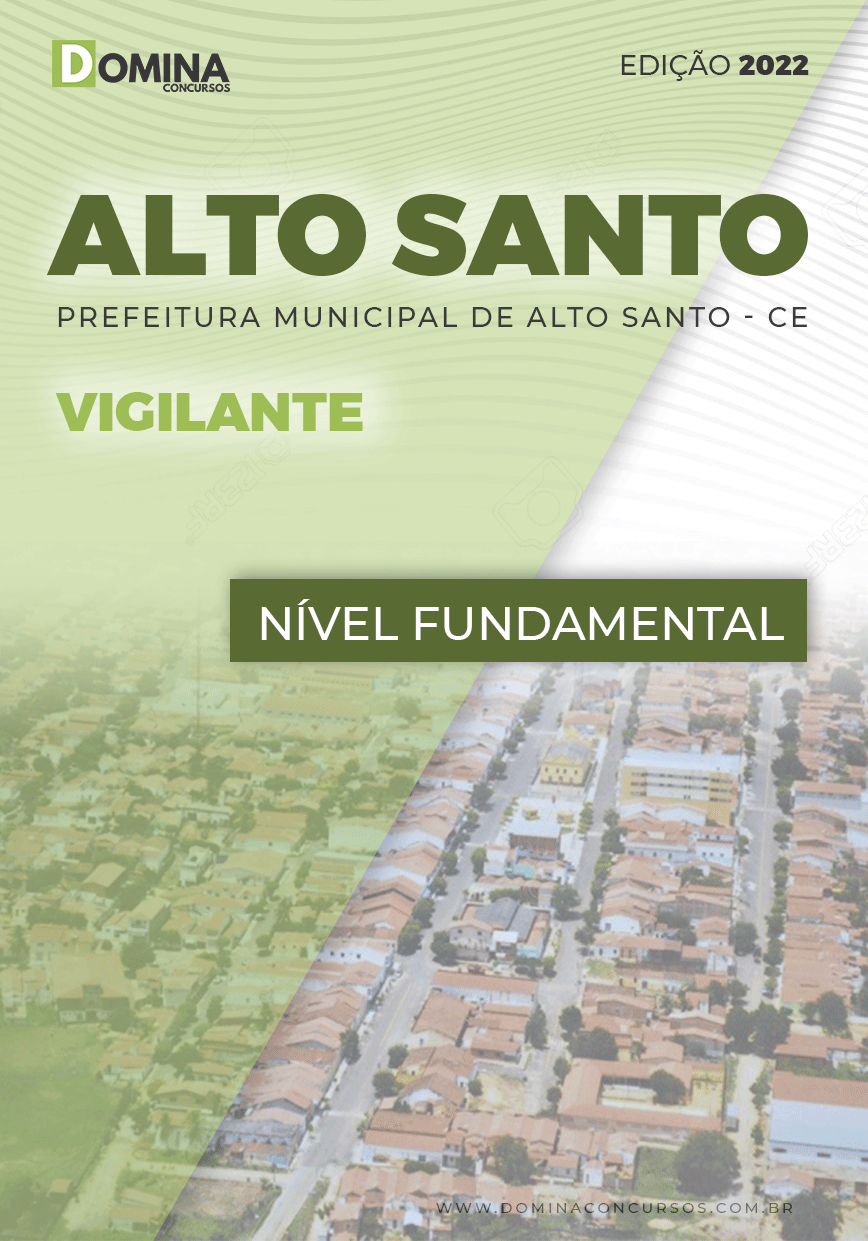 Apostila Concurso Pref Alto Santo CE 2022 Vigilante