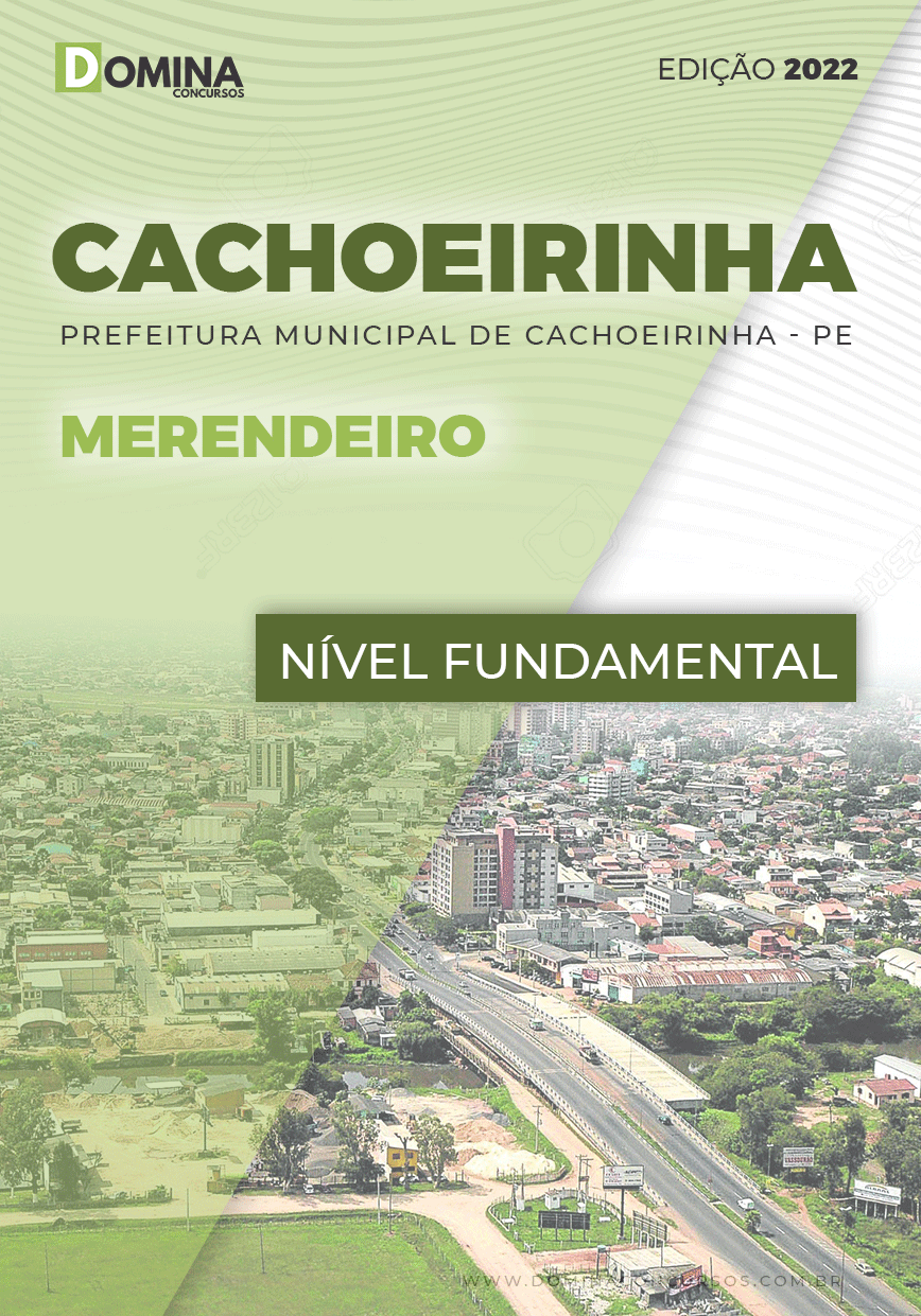 Apostila Concurso Pref Cachoeirinha PE 2022 Merendeira