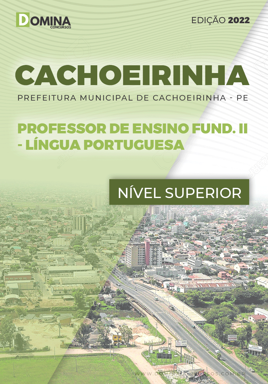 Apostila Pref Cachoeirinha PE 2022 Prof Ens Fund II Português