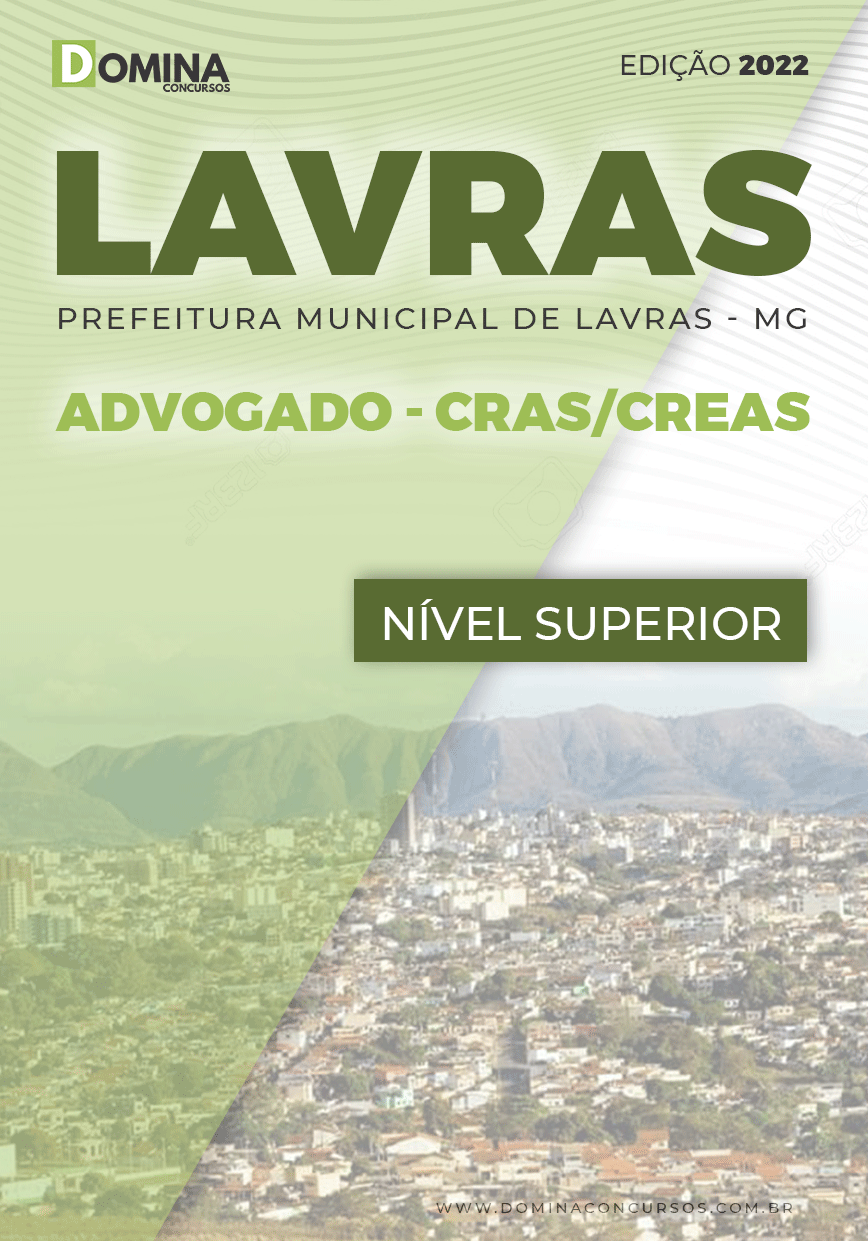 Apostila Concurso Pref Lavras MG 2022 Advogado CRAS