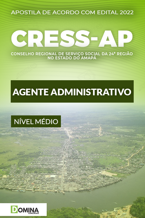 Apostila Digital CRESS AP 2022 Agente Administrativo