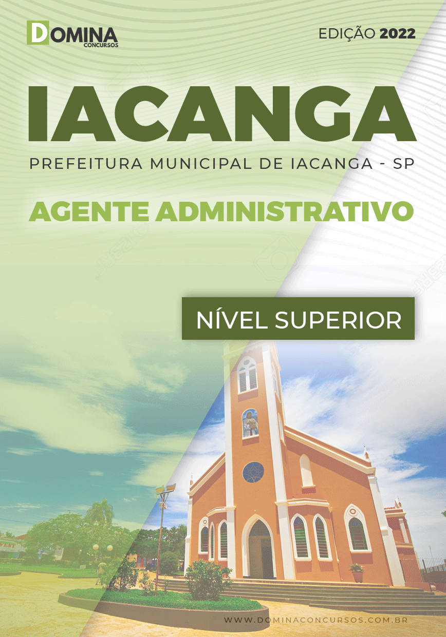 Apostila Digital Pref Iacanga SP 2022 Agente Administrativo
