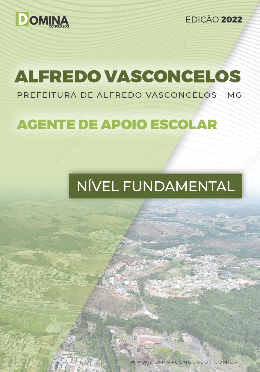 Apostila Pref Alfredo Vasconcelos MG 2022 Agente Apoio Escolar