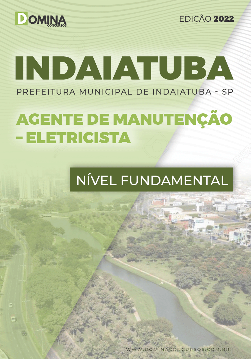 Apostila Pref Indaiatuba SP 2022 Agente Manutenção Eletricista