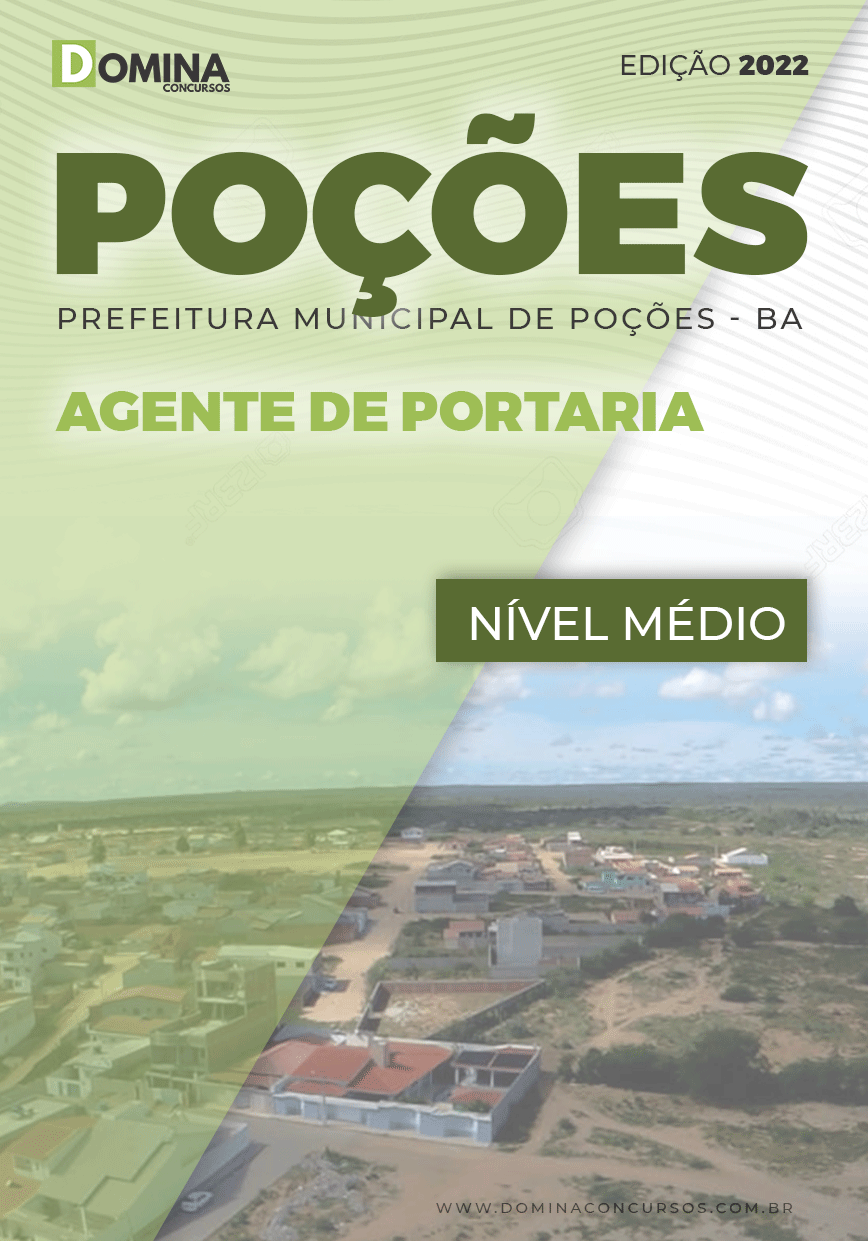 Apostila Concurso Pref Poções BA 2022 Agente Portaria