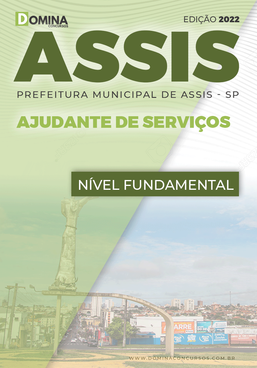 Apostila Concurso Pref Assis SP 2022 Ajudante Serviços