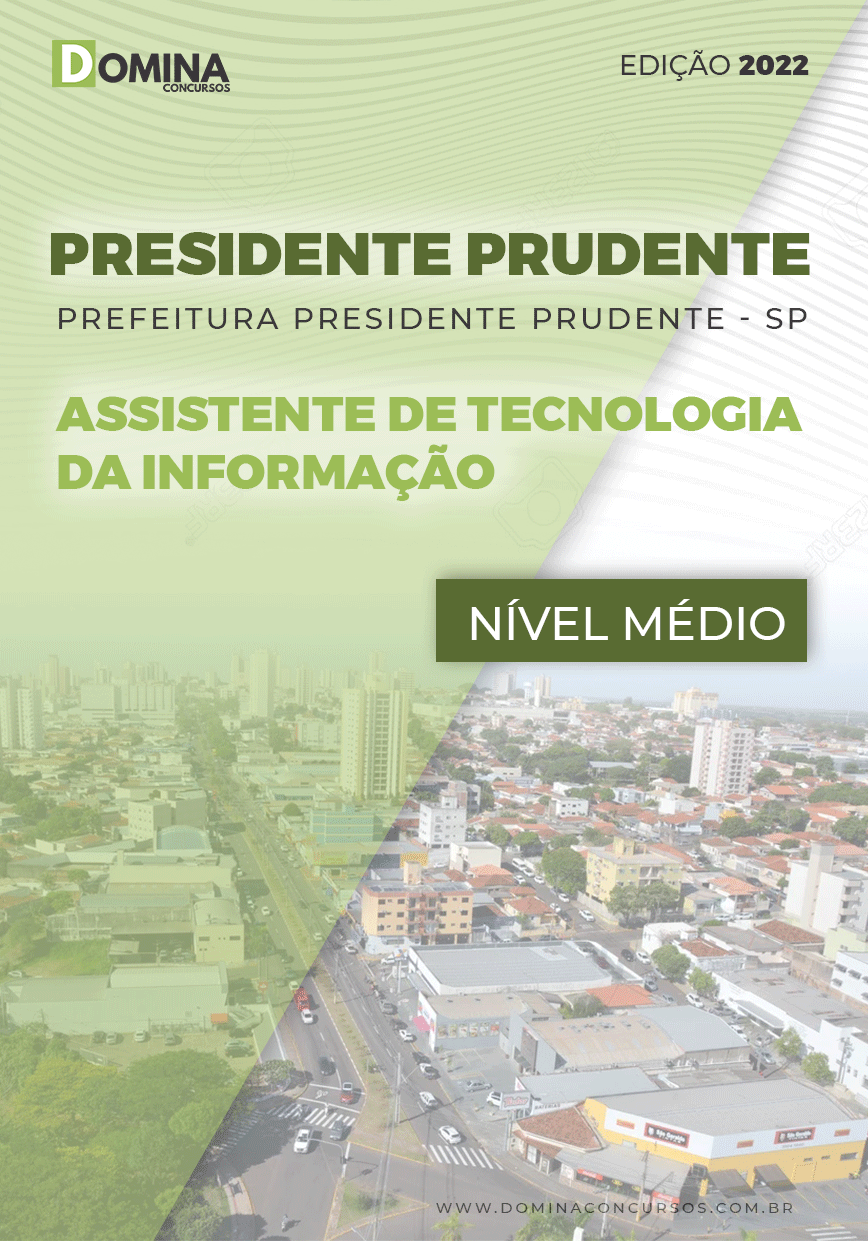 Apostila Pref Presidente Prudente SP 2022 Assistente Tec Informação