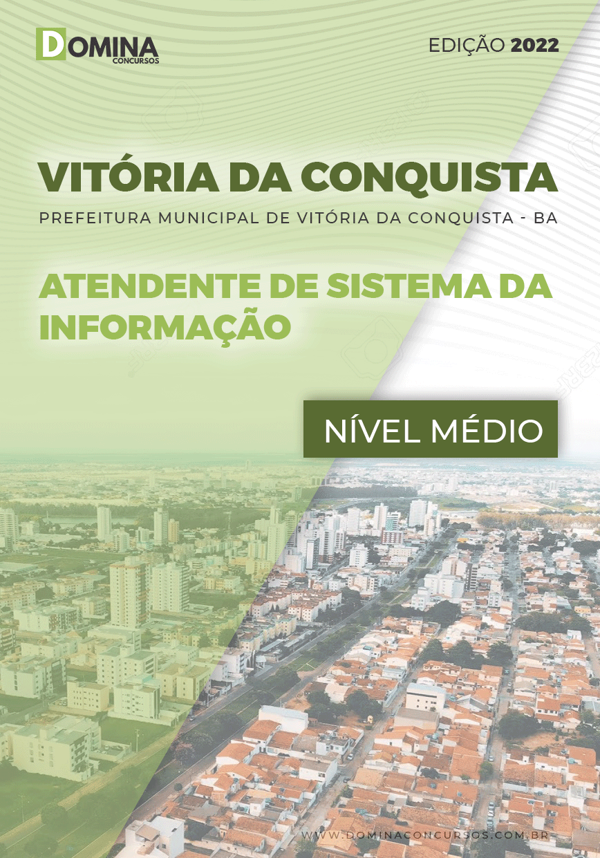 Apostila Pref Vitória Conquista BA 2022 Atendente Sistema Informação