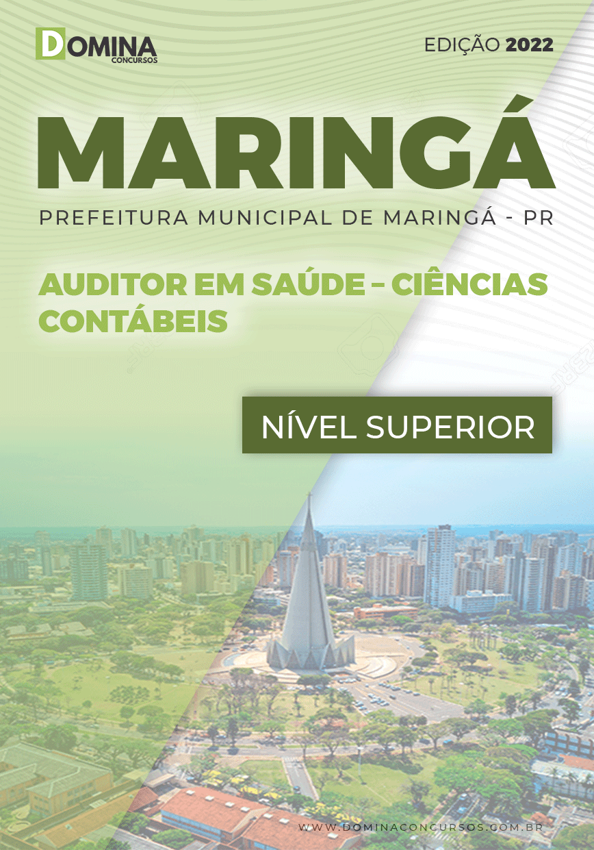 Apostila Pref Maringá PR 2022 Auditor Saúde Ciências Contábeis