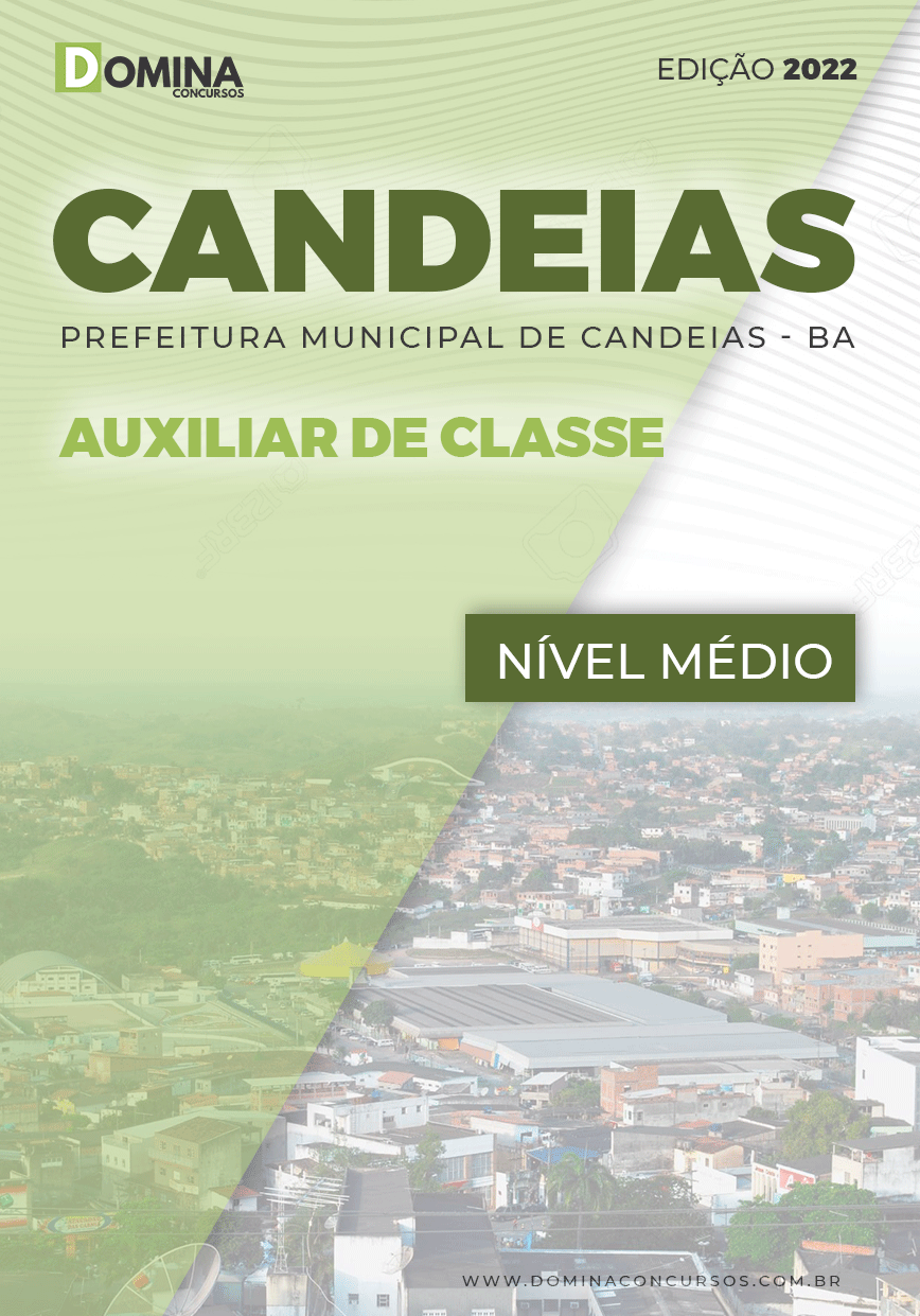 Apostila Concurso Pref Candeias BA 2022 Auxiliar de Classe