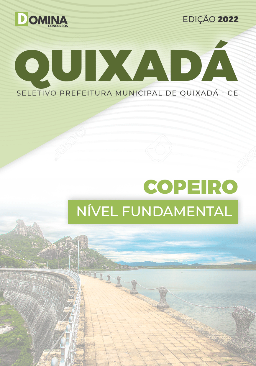 Apostila Digital Seletivo Pref Quixadá CE 2022 Copeiro