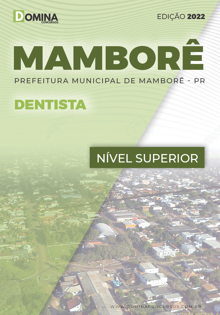 Apostila Concurso Pref Mamborê PR 2022 Dentista