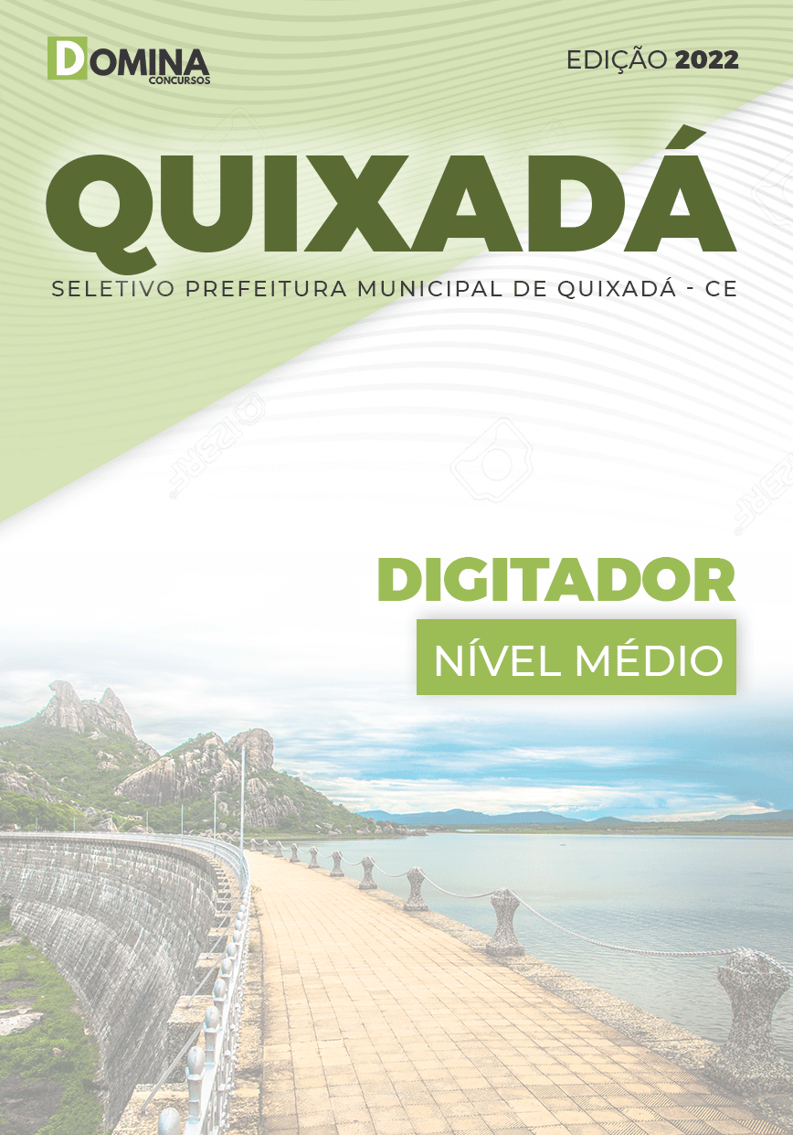 Apostila Digital Seletivo Pref Quixadá CE 2022 Digitador