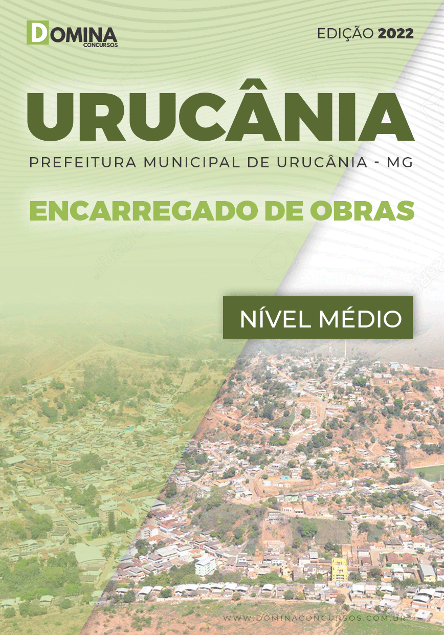 Apostila Digital Pref Urucânia MG 2022 Encarregado Obras